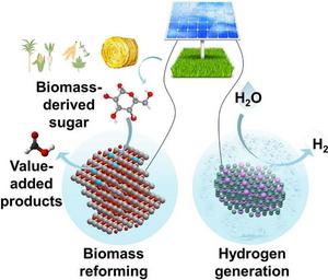 Solar-Driven Co-Electrolysis Converts Biomass Sugars into Value-Added Chemicals and Green Hydrogen