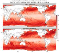 Storm Lines 100 km and 25 km Resolution