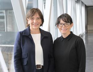 Dr. Julie Bruneau and Sarah Larney, CRCHUM researchers