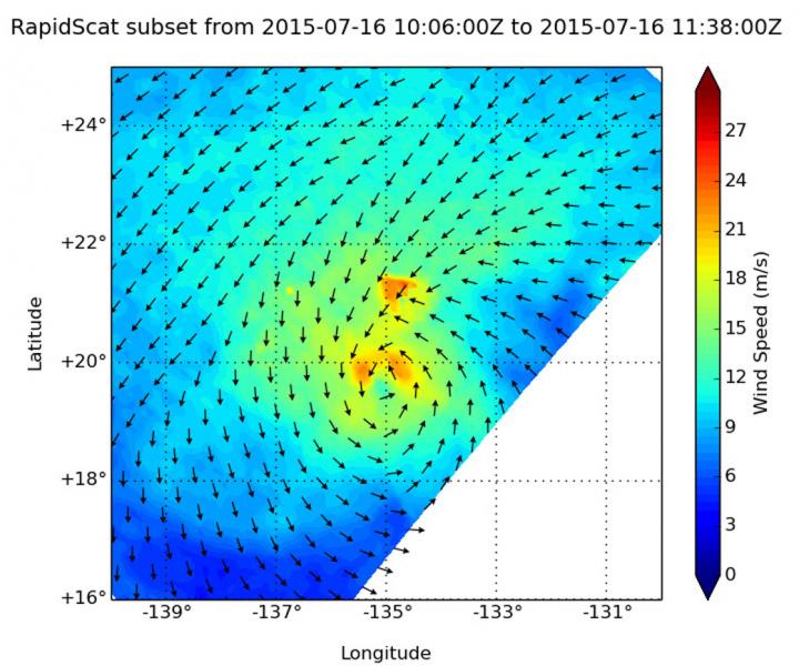 RapidScat Image of Enrique