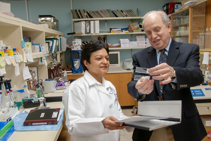Alan Pestronk in Lab