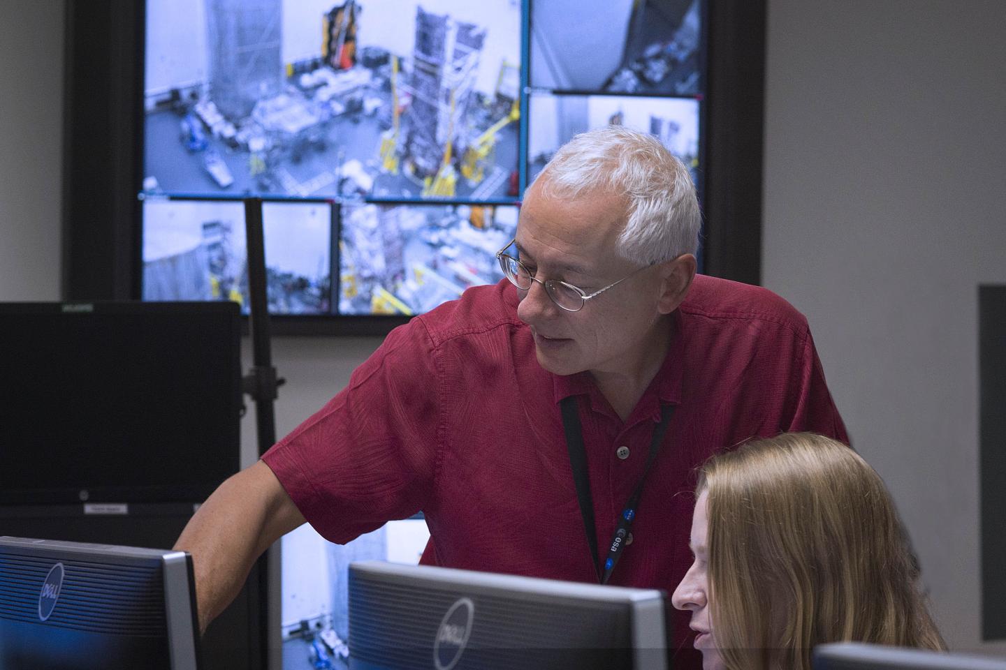 Technicians Send Commands to JWST