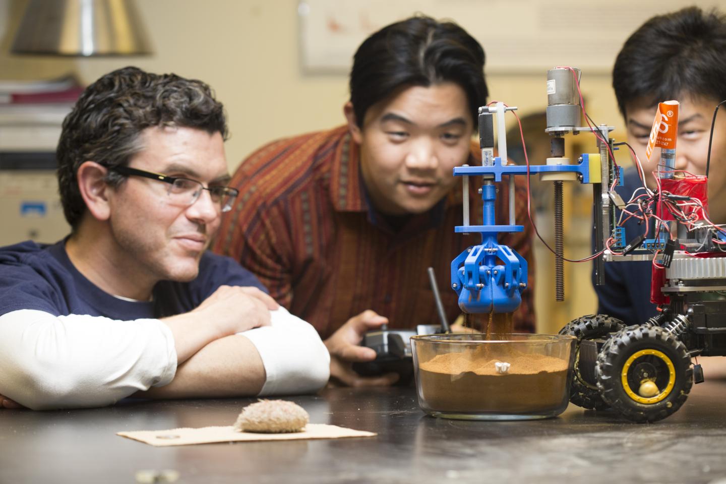 Claw like Device Attached to a Remote Controlled Rover