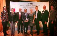 Dr. Ng at the Prize Presentation Ceremony
