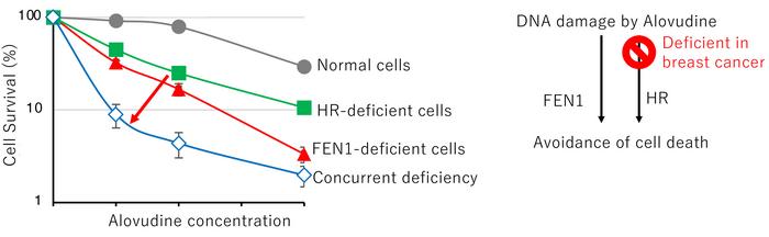 Cell survival with alovudine
