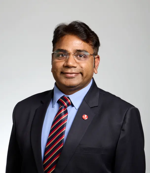 Professor Varshney FAA FRS profile shot