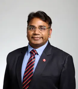 Professor Varshney FAA FRS profile shot