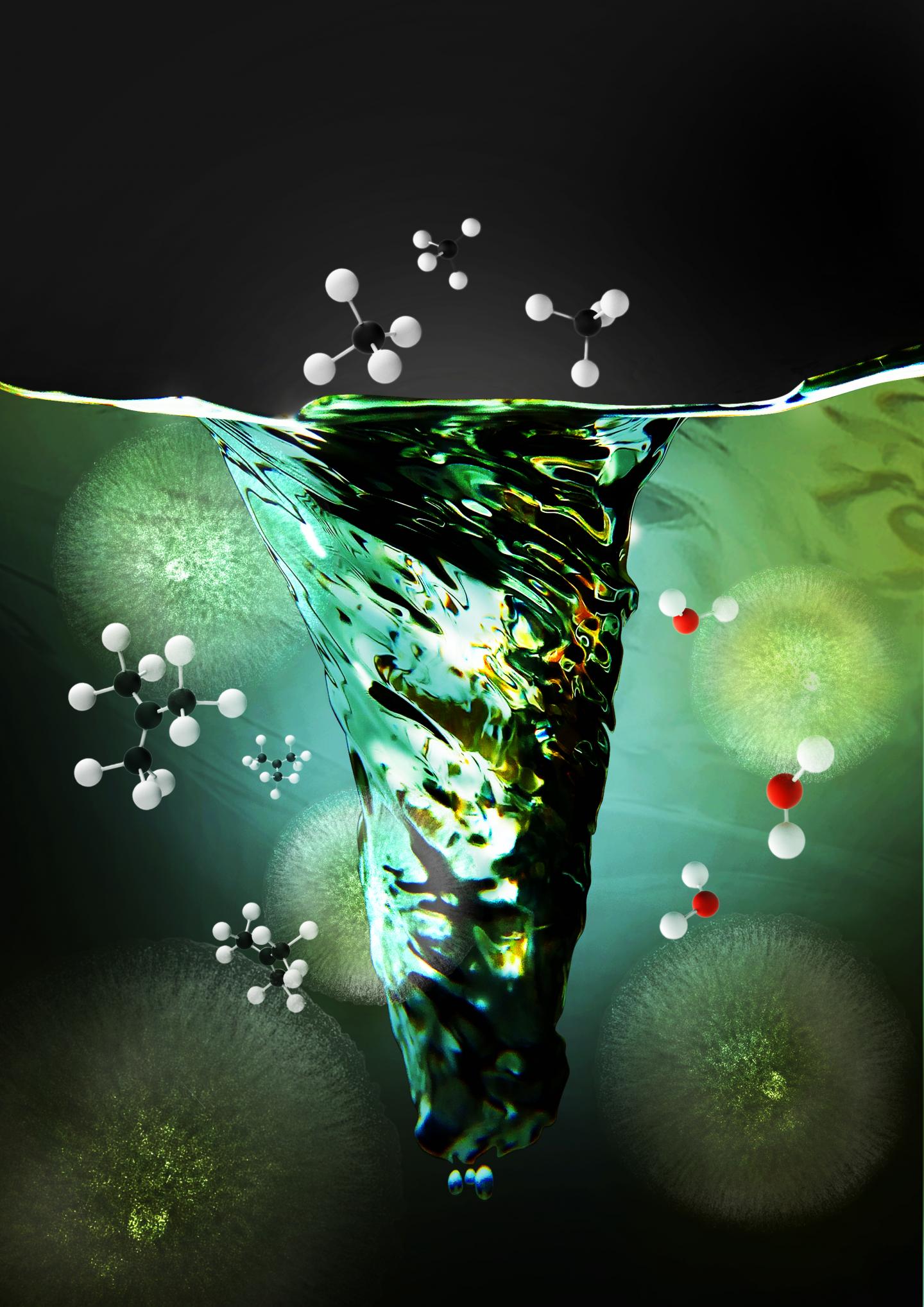 Artistic Illustration of Atomic Layer Deposition