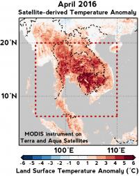 Temperature Anomaly Map
