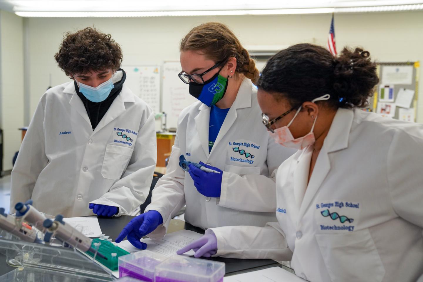 First U.S. high school students use CRISPR in Box gene editing toolkit in science class
