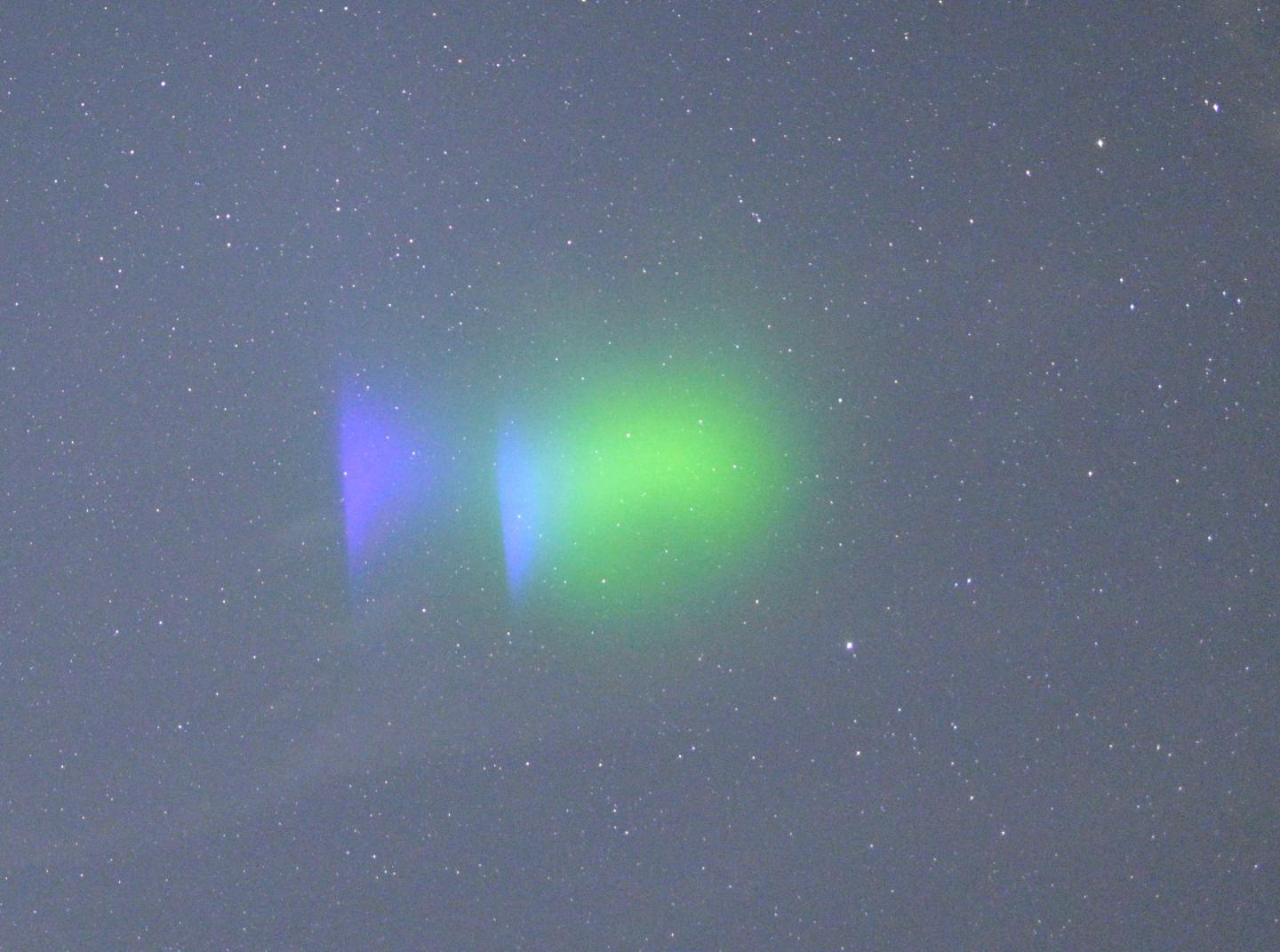 Clouds formed in KiNET-X experiment