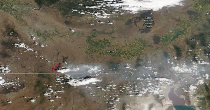 Utah's Bruneau Fire Now Nearing 60K Acres