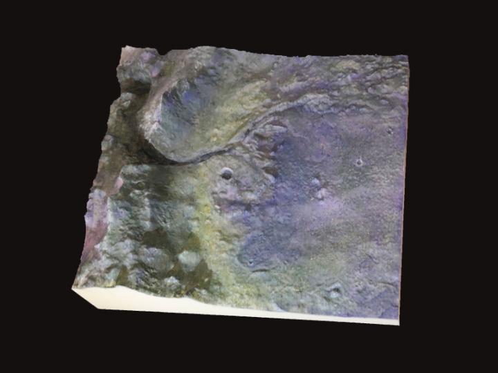 3D Model of Jezero Crater