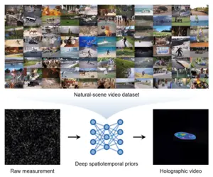 Model-based deep learning for motion-resolved holographic microscopy