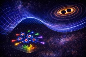 Spontaneous emission in the presence of a gravitational wave