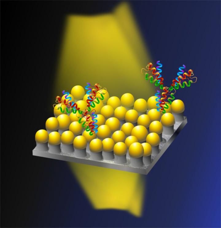 Nanoplasmonic Biosensing Material
