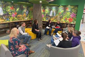 K-State research team meeting
