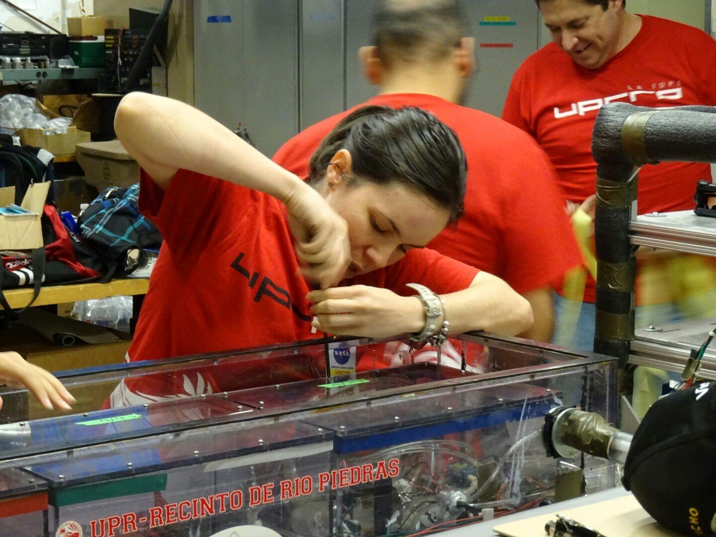 Camila Morales-Navas conducts final preparations