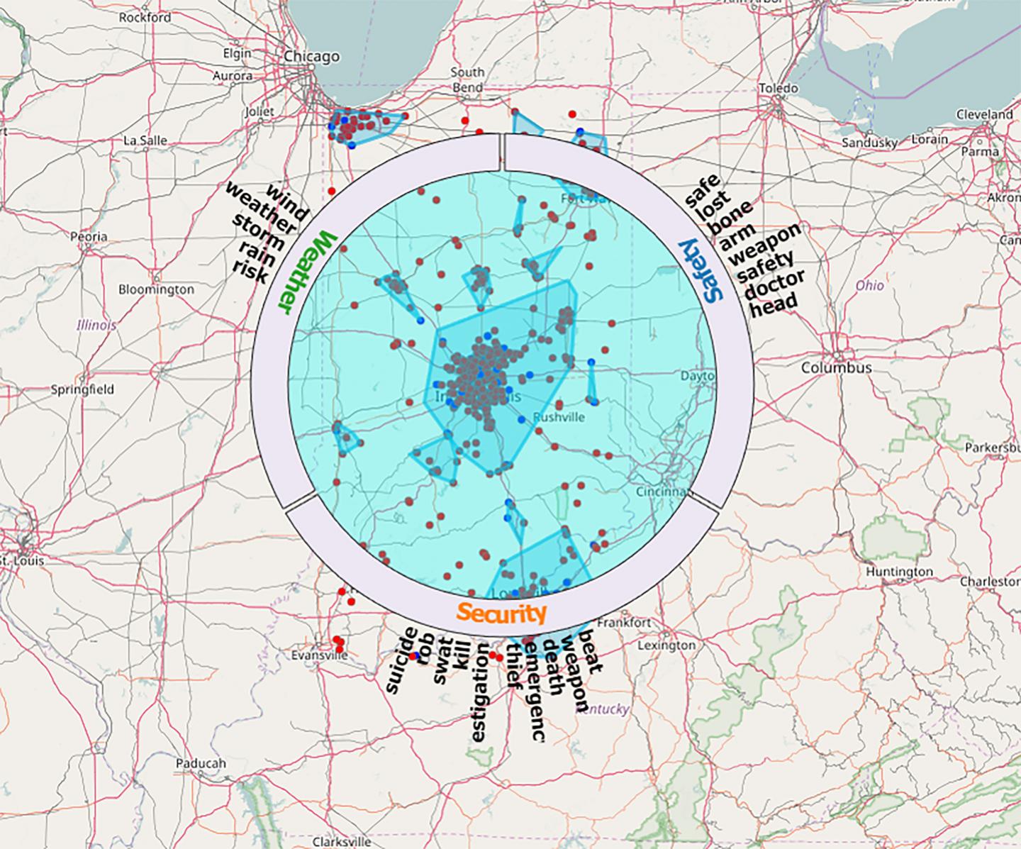 Tweet Cluster Lense
