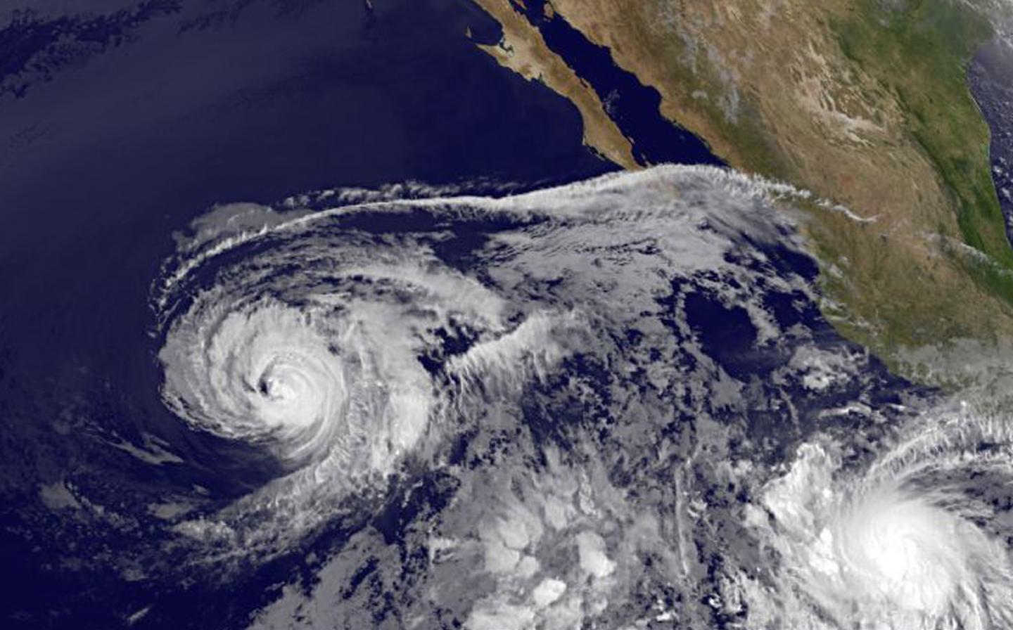 GOES Image of Andres