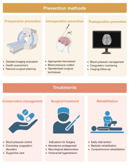Fig. 3. Prevention methods and treatments for postoperative rebleeding.