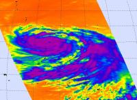 NASA Infrared Image of Typhoon Ma-on