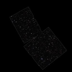 JADES area of space as seen by the JWST