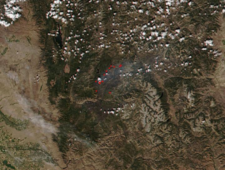 Pioneer Fire in Idaho Heading Towards Deadwood Reservoir