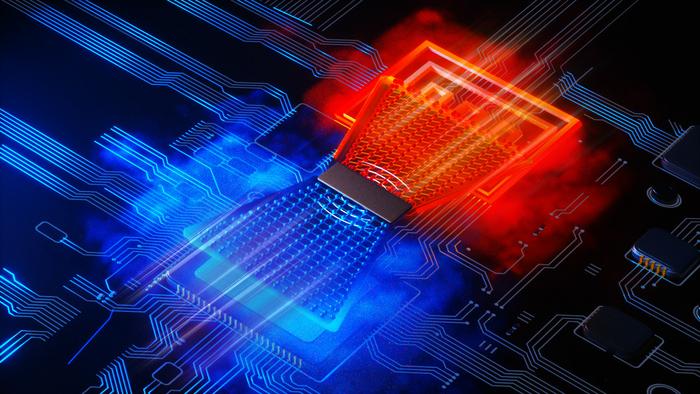 The new cooling system combines two nickel-titanium foils: a heat-responsive foil generates motion, which a second foil uses to produce cooling