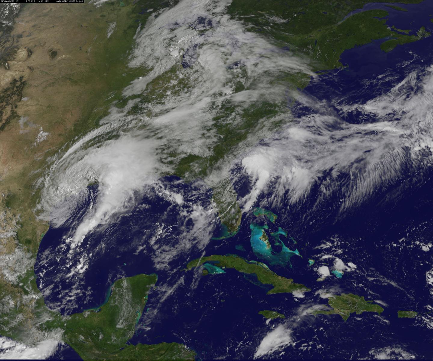 GOES-East Image of Harvey