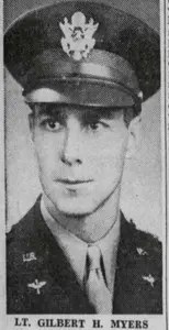 US Army Air Forces (USAAF) 2nd Lt Gilbert Haldeen Myers