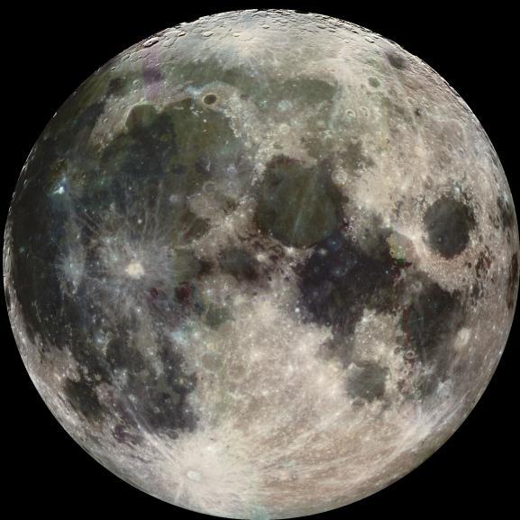 Image of the Moon Taken by the Galileo Spacecraft