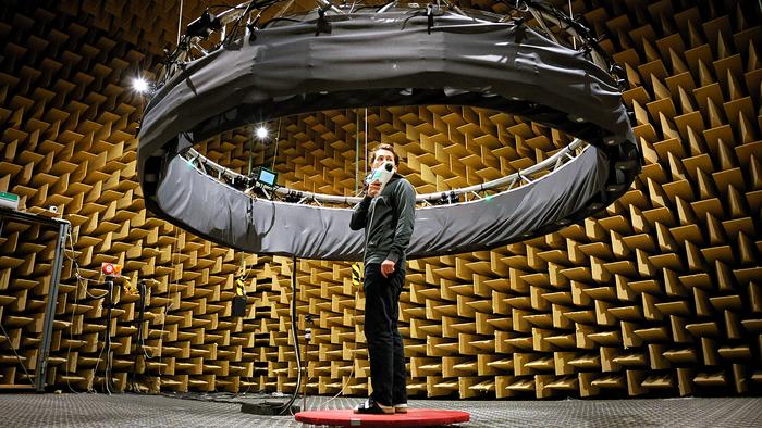 The accoustics lab at Chalmers University of Technology, Sweden