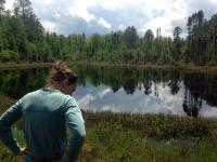 Samantha Oliver at lake