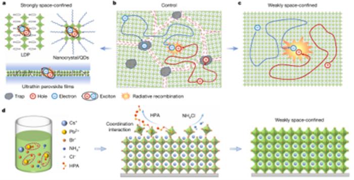 USTC Prepares Weakly Space-confined All-inorganic Perovskite Light-emitting Diodes