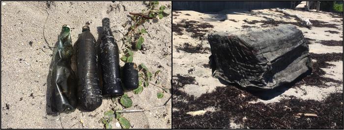 Oil residues can travel over 5,000 miles on ocean debris, study finds