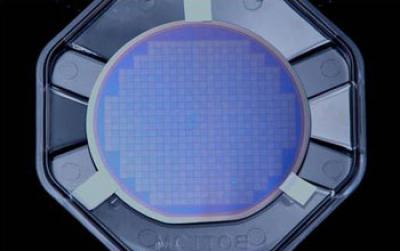 Photo of Photonic Crystal Structures for Leds Created with Wafer-Scale Nanopatterning