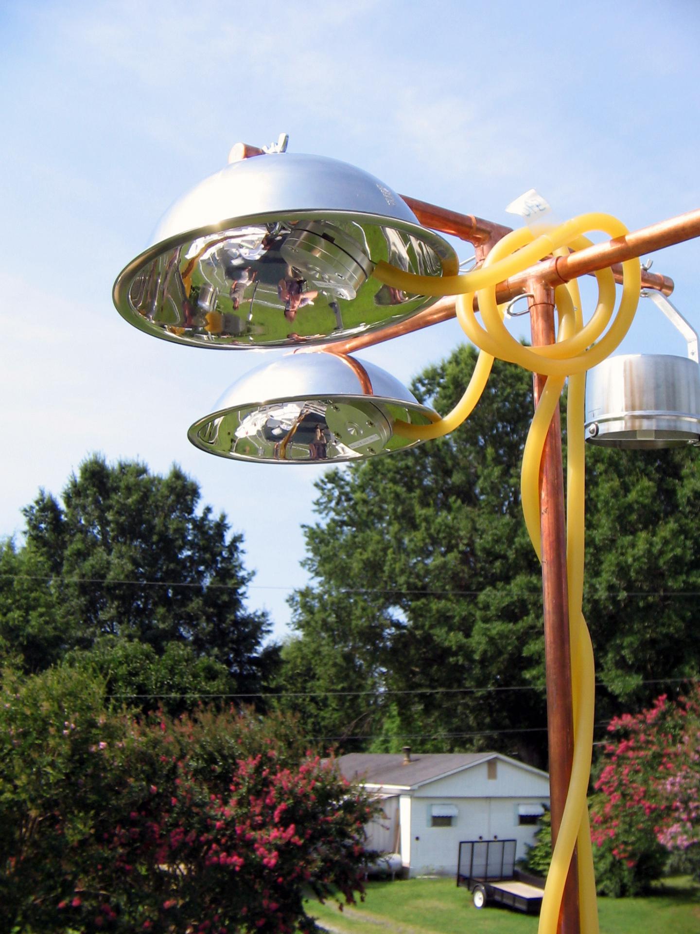 Air Pollution Monitor Near a Home