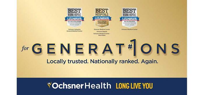 USNWR Accolades for Ochsner