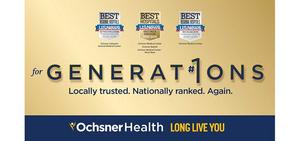 USNWR Accolades for Ochsner