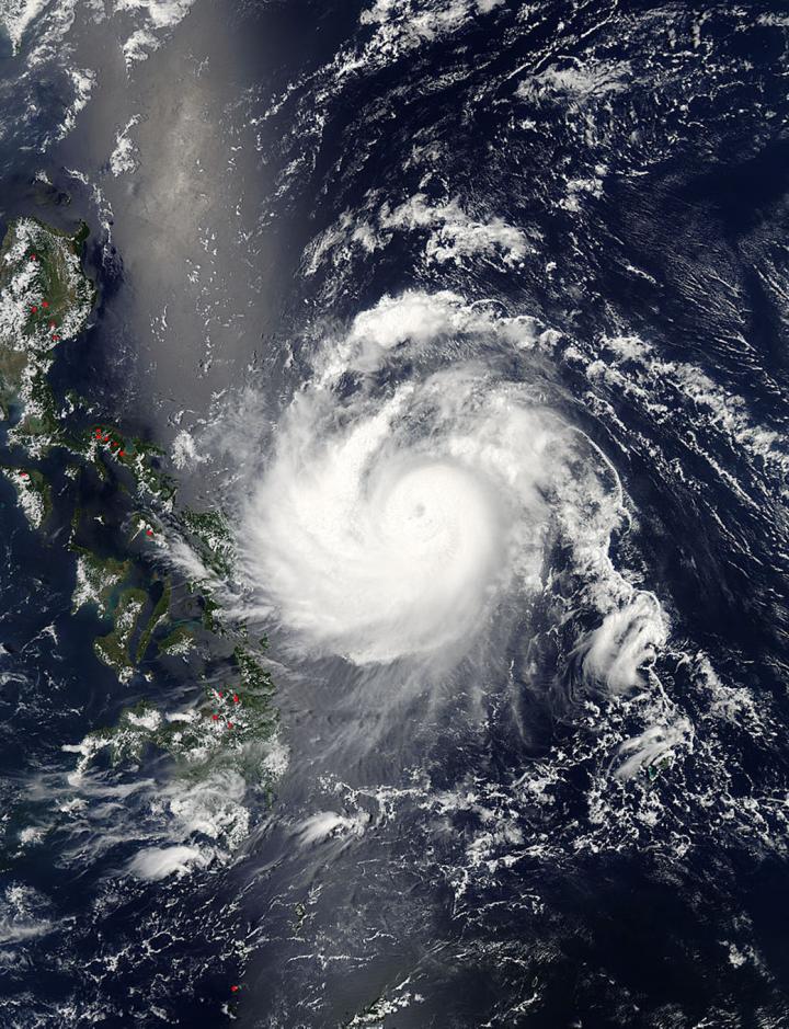 MODIS Image of Noul