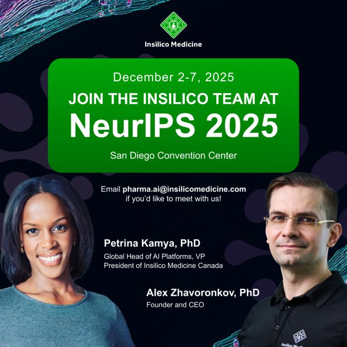 Join Insilico Medicine at NeurIPS 2025: Unveiling Generative AI Breakthroughs Revolutionizing Drug Discovery and Development