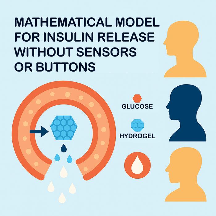Mathematical Model for Insulin Release Without Sensors or Buttons