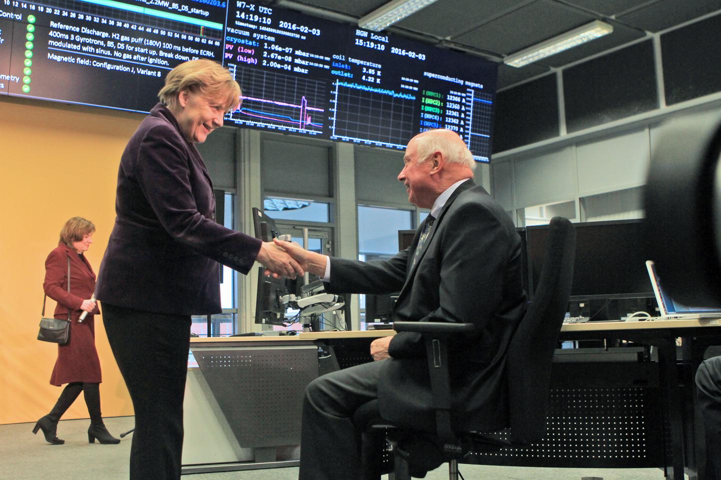Celebrating the First Hydrogen Plasma at W7-X