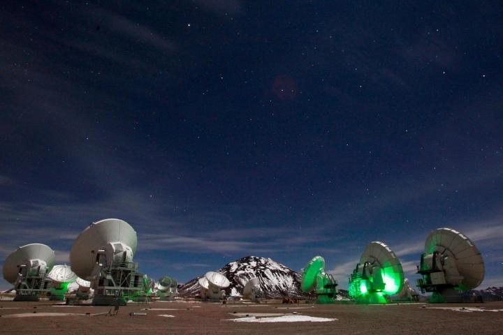 ALMA at Night