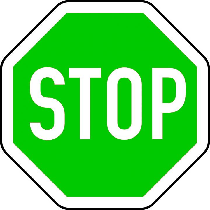 When Green Means Stop