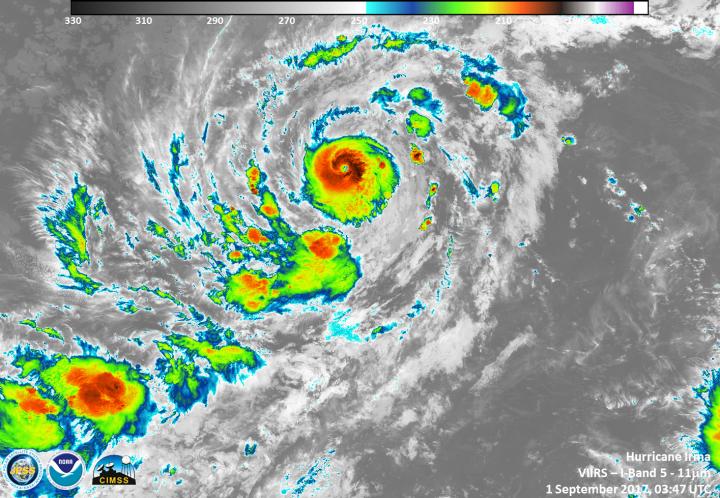 Suomi NPP Infrared Image of Irma