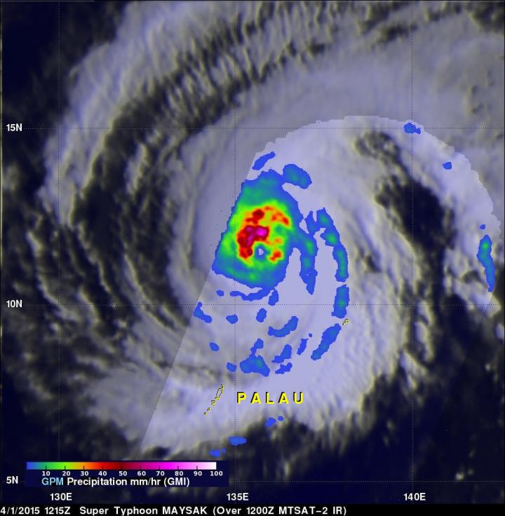 GPM Image of Maysak