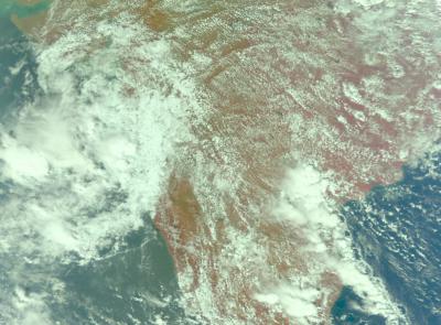 Visible Image of Jal's Remnants from NASA's Aqua Satellite