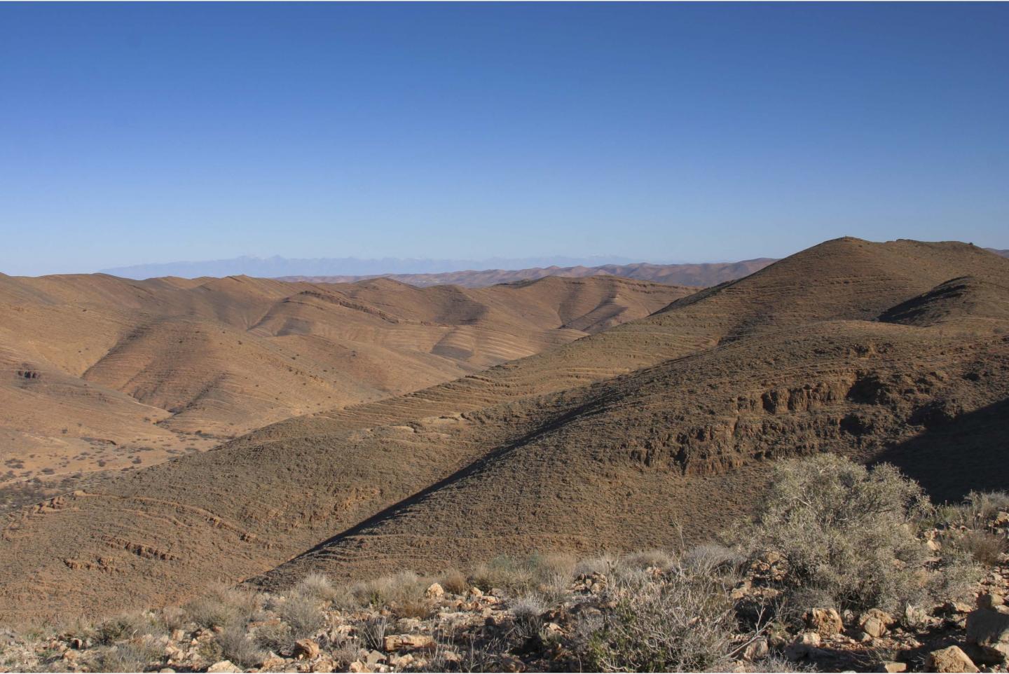 Looking East-Northeast Across the East Limb of the Kerdous Inlier in Morocco